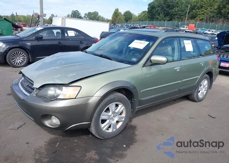 2005 Subaru Outback 2.5I Limited from USA, damaged, VIN 4S4BP62C157390017